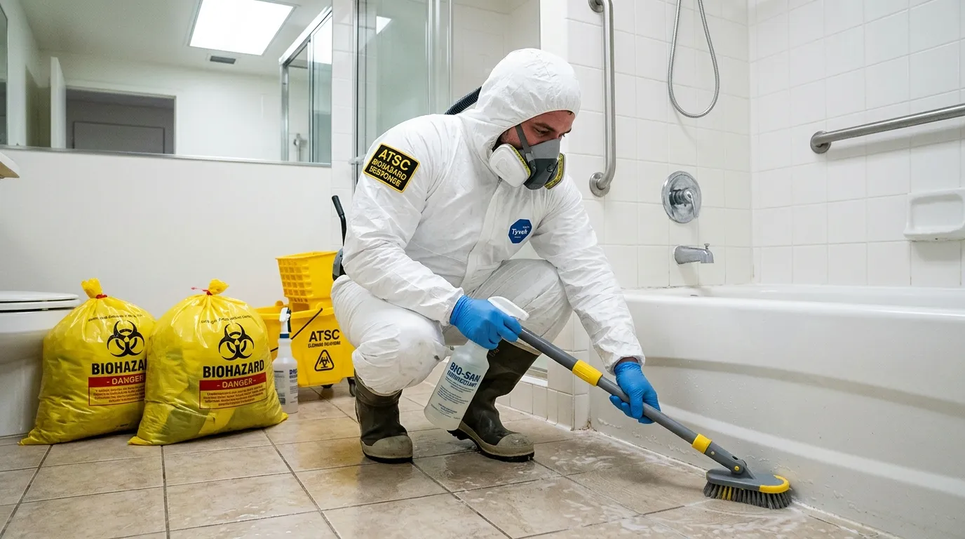 Decontamination equipment deployed for Blood Cleanup in Friendly